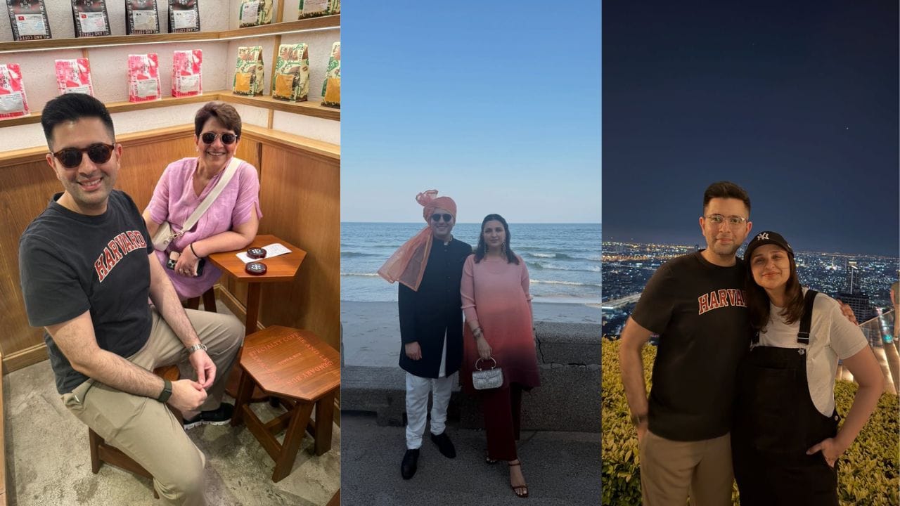 રાધવ ચઢ્ઢાએ 13 મે 2023ના રોજ નવી દિલ્હીના કપૂરથલા હાઉસ ખાતે અભિનેત્રી પરિણીતી ચોપરા સાથે સગાઈ કરી હતી.તેમના લગ્ન 24 સપ્ટેમ્બર 2023ના રોજ રાજસ્થાનના ઉદયપુરના ધ લીલા પેલેસ ખાતે પરંપરાગત હિન્દુ લગ્ન સમારંભમાં થયા હતા.