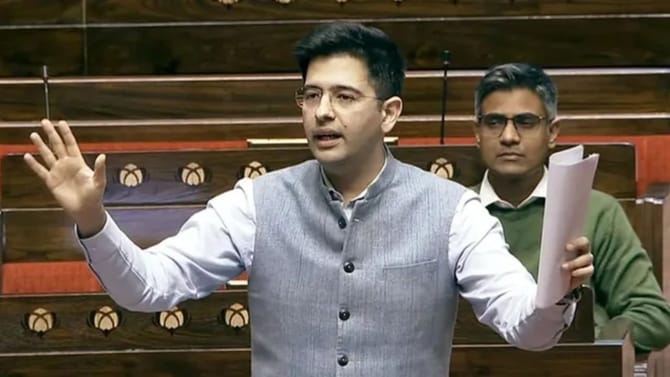 રાઘવ ચઢ્ઢાએ આમ આદમી પાર્ટીને આપ્યો જવાબ