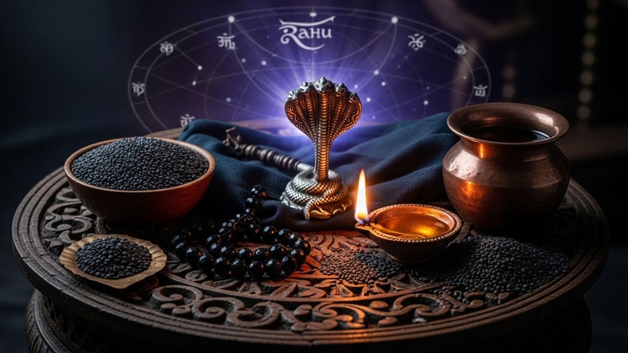 રાહુ માટે: ચંદન: રાહુ અચાનક આવતા સંકટોનો કારક છે. રાહુના નકારાત્મક પ્રભાવોને શાંત કરવા માટે ચંદનનું વિશેષ મહત્વ છે. ચંદનની શીતળતા રાહુની ઉગ્રતાને શાંત કરે છે અને માનસિક સ્પષ્ટતા આપે છે.