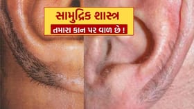 Samudrik Shastra : કાન પર વાળ આવવા શેનો સંકેત છે?