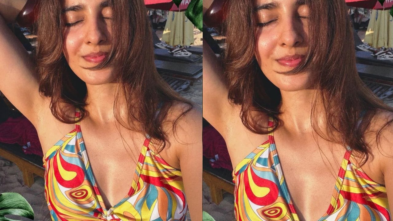 તેના તાજેતરમાં સામે આવેલા ફોટાએ સોશિયલ મીડિયામાં ધૂમ મચાવી દીધી છે. તસવીરોમાં, તે બીચ પર સ્ટાઇલિશ લુકમાં જોવા મળી રહી છે.(ફોટો ક્રેડિટ-સિમરત કૌર રંધાવા અકાઉન્ટ)