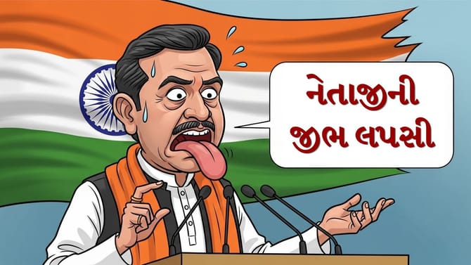 કોંગ્રેસ નેતાએ સભામાં કમળનું બટન દબાવવા કરી અપીલ