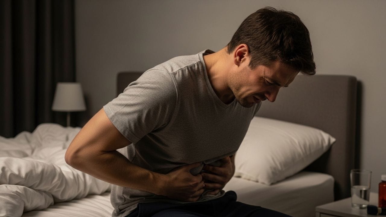 કેટલાક સમયે પેટમાં દુખાવો અલ્સર, પથરી અથવા આંતરિક બળતરા પણ કારણ હોઈ શકે છે. વધારે તળેલું અને મસાલેદાર ખોરાક ખાવાથી પણ પેટ પર અસર પડે છે. તણાવ અને અસ્વસ્થ આહાર પણ આ સમસ્યાને વધારી શકે છે. જો દુખાવો સતત રહે અથવા વધારે ગંભીર બને, તો તેને અવગણવું નહીં, કારણ કે તે કોઈ ગંભીર સ્વાસ્થ્ય સમસ્યાનું લક્ષણ હોઈ શકે છે. ( Credits: AI Generated )