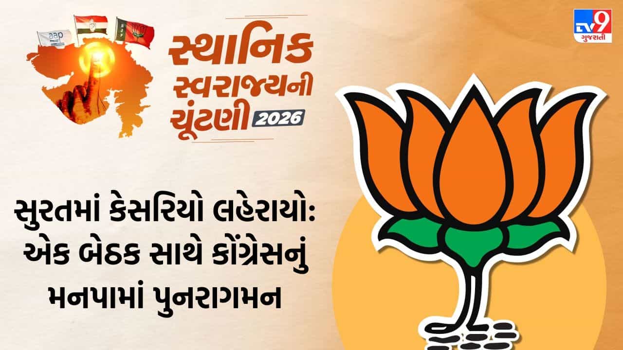 Surat election update: સુરતમાં કેસરિયો લહેરાયો: 27 વોર્ડની ગણતરી પૂર્ણ, 95 બેઠકો પર કેસરિયો, આપ અને કોંગ્રેસની મર્યાદિત જીત, મતગણતરી કેન્દ્ર પર ઉમેદવારો વચ્ચે મારામારી...