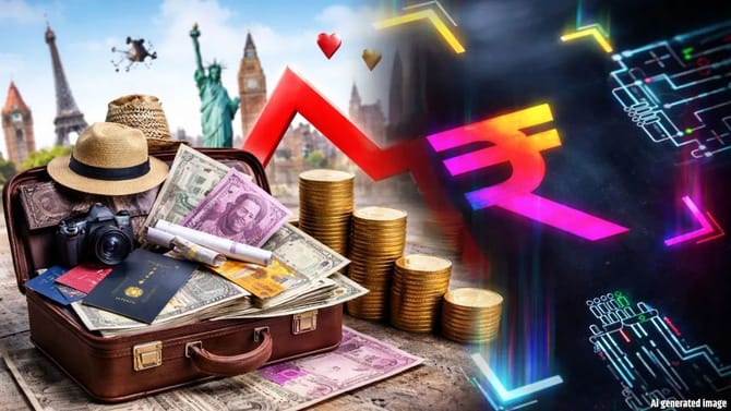 વિદેશ જવું હવે પડશે મોંઘુ !રૂપિયાના ઘટાડાને કારણે પ્રવાસ ખર્ચમાં વધારો