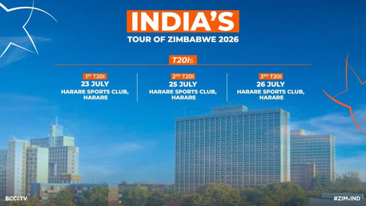 આ T20 શ્રેણીમાં 23, 25 અને 26 જુલાઈએ ત્રણ મેચ યોજાશે.  T20 શ્રેણી બાદ ભારત અને ઝિમ્બાબ્વે વચ્ચે એક ODI શ્રેણી પણ યોજાવાની છે, જે ભારતમાં રમાશે. ખાસ વાત એ છે કે 2002 પછી પ્રથમ વખત બંને દેશો વચ્ચે ભારતની ધરતી પર વન-ડે શ્રેણી યોજાશે.