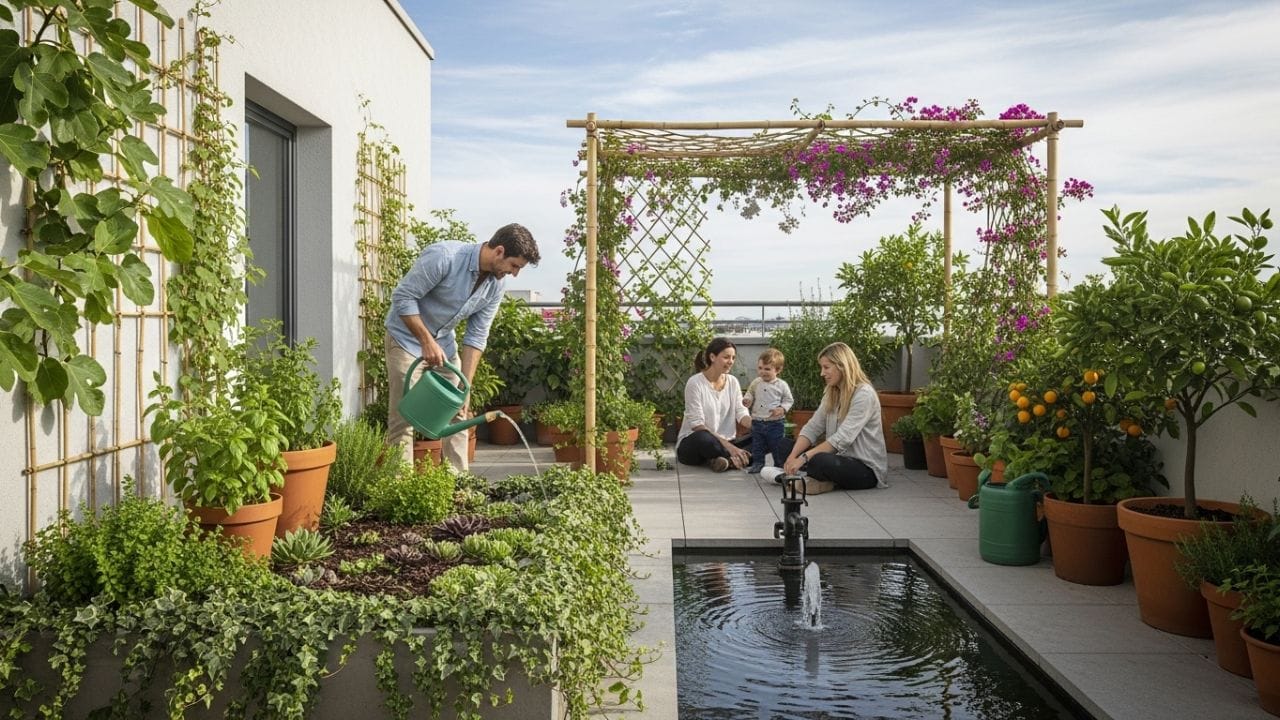 ટેરેસ ગાર્ડનિંગ: જો તમને છોડનો શોખ હોય તો આ સૌથી શ્રેષ્ઠ રસ્તો છે. છત પર કુંડા અથવા નાની ક્યારીઓ બનાવવાથી માટી અને છોડ ગરમીને શોષી લે છે. જ્યારે તમે છોડમાં પાણી નાખો છો, ત્યારે બાષ્પીભવનની પ્રક્રિયાને કારણે છત કુદરતી રીતે ઠંડી રહે છે.