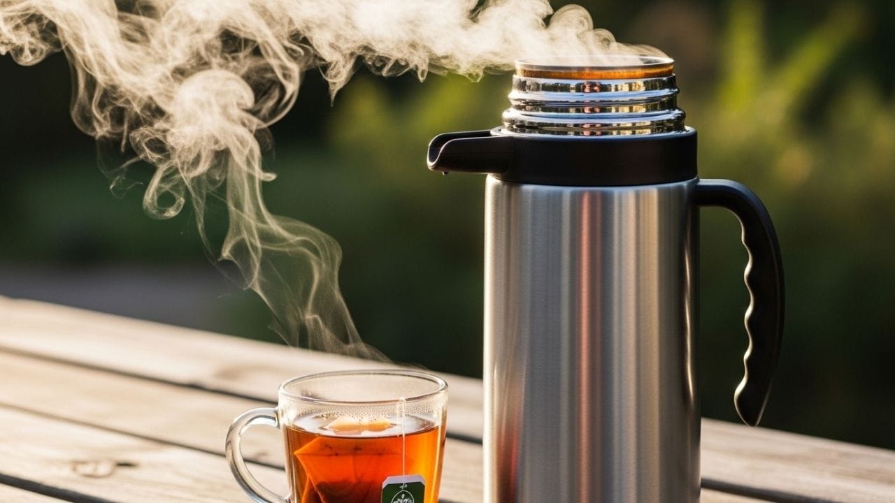 થર્મોસમાં ચા સંગ્રહ કરવાના કેટલાક ફાયદા પણ છે. તે ચાને લાંબા સમય સુધી ગરમ રાખે છે, જેથી વારંવાર ચા બનાવવાની જરૂર રહેતી નથી. આ સમય અને બળતણ બંનેની બચત કરે છે. ઉપરાંત, ઘરે બનાવેલી ચા સ્વચ્છ અને વિશ્વસનીય હોવાના કારણે બહારની ચા કરતાં વધુ સલામત ગણાય છે.