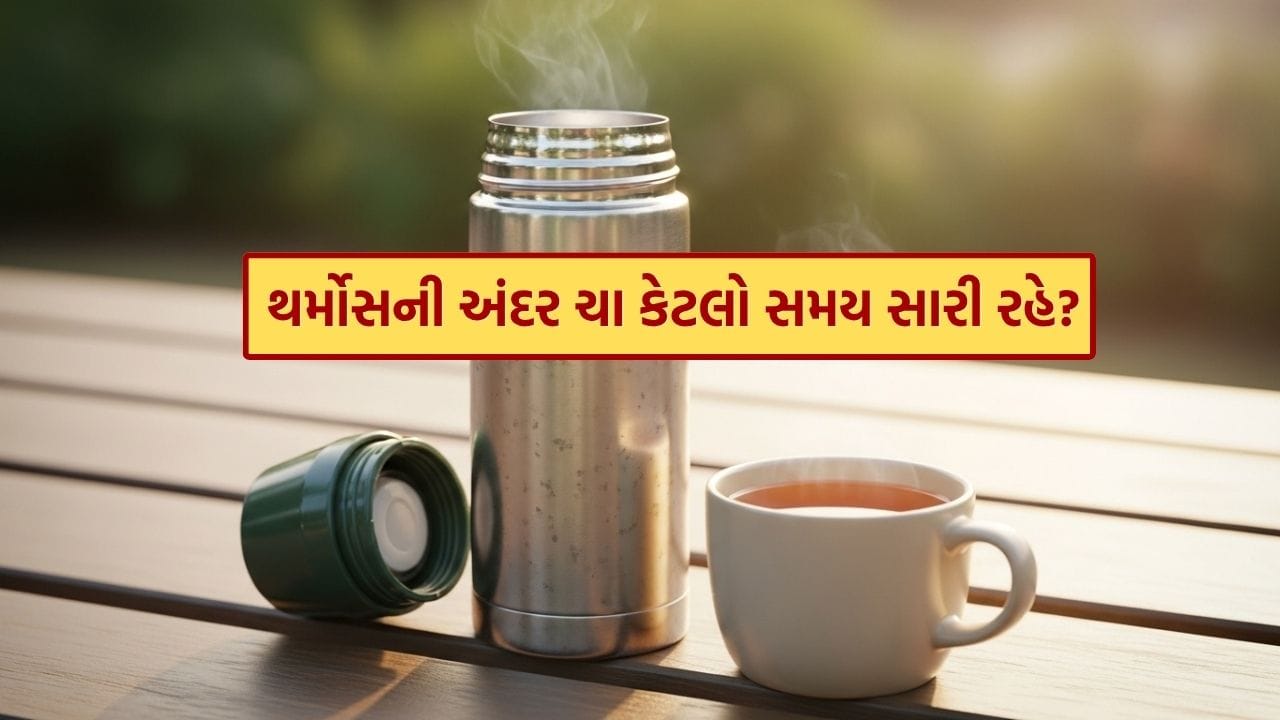 થર્મોસમાં ચા રાખવી આજકાલ બહુ સામાન્ય બાબત બની ગઈ છે. કામ પર જવું હોય, મુસાફરી કરવી હોય કે લાંબા સમય સુધી ગરમ ચાની જરૂર હોય, ત્યારે થર્મોસ ખૂબ ઉપયોગી સાબિત થાય છે. પરંતુ ઘણા લોકોના મનમાં એક પ્રશ્ન રહે છે કે થર્મોસમાં રાખેલી ચા કેટલા સમય સુધી પીવા યોગ્ય રહે છે અને શું તેને લાંબા સમય સુધી સંગ્રહિત કરવાથી કોઈ નુકસાન થઈ શકે છે.