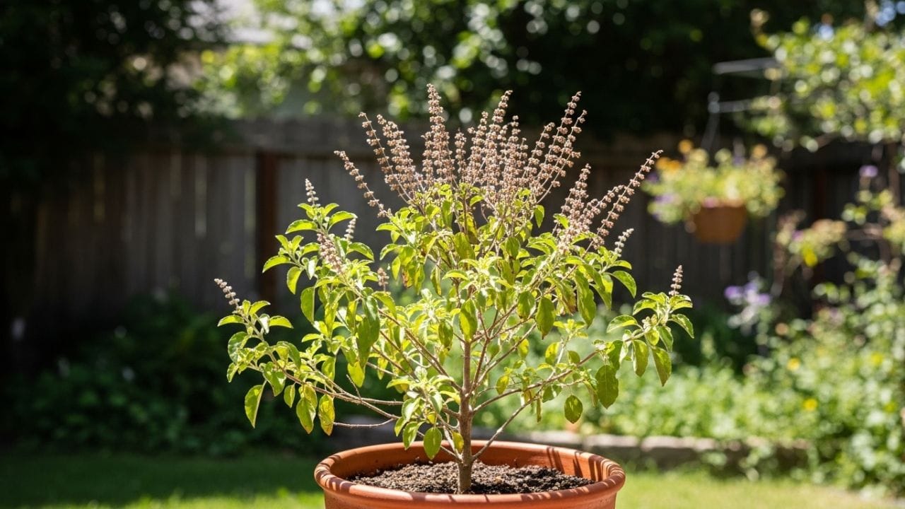 આ ભૂલો ટાળો :  કોઈપણ કારણ કે ઉપયોગ વિના તુલસીના પાન અને મંજરી તોડવાનું ટાળો.તુલસીના છોડની આસપાસ હંમેશા સ્વચ્છતા જાળવો અને તેની નજીક જૂતા, ચંપલ અથવા કચરાપેટી જેવી વસ્તુઓ ન રાખો. કેક્ટસ જેવા કાંટાવાળા છોડને ક્યારેય તુલસીની નજીક ન રાખો.(નોંધ: આ લેખમાં આપેલી માહિતી અને ઉકેલો સામાન્ય સમજ પર આધારિત છે. અમે તેમને સમર્થન આપતા નથી. કૃપા કરીને તેમને અપનાવતા પહેલા નિષ્ણાતની સલાહ લો.)
All Image AI