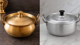 એલ્યુમિનિયમ કે પિત્તળના વાસણ, ખોરાક રાંધવા માટે વધુ સારો વિકલ્પ કયો?