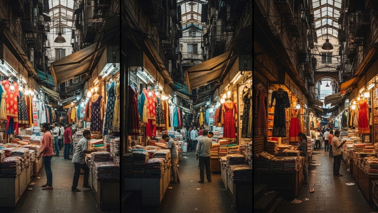 દરેક મહિલાની ઈચ્છા હોય છે કે તે લેટેસ્ટ ફેશનના કપડાં પહેરે, પરંતુ ઘણીવાર બજેટ આડે આવતું હોય છે. શું તમે જાણો છો કે મોટા બ્રાન્ડ્સ જેવા જ ડિઝાઇન અને મટિરિયલ તમને લોકલ માર્કેટમાં અડધાથી પણ ઓછી કિંમતે મળી શકે છે? ભારતના ત્રણ એવા બજારો છે જે સસ્તા કાપડ અને કુર્તીઓ માટે સમગ્ર એશિયામાં પ્રખ્યાત છે.