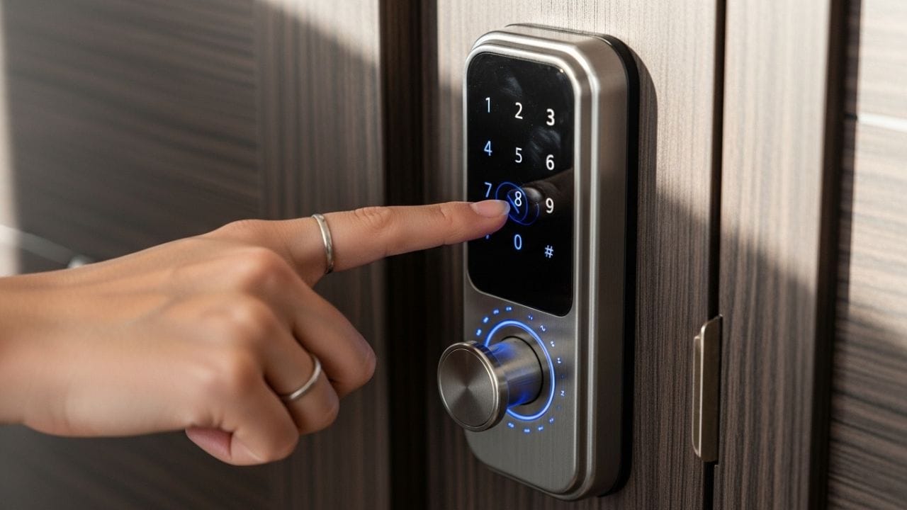 તમે ક્યાંયથી પણ તમારા ફોનથી ચેક કરી શકો છો કે દરવાજો લોક છે કે નહીં, અને જો તમે ભૂલી જાઓ તો પણ તરત જ તેની માહિતી મળી જાય છે. ( Credits: AI Generated )