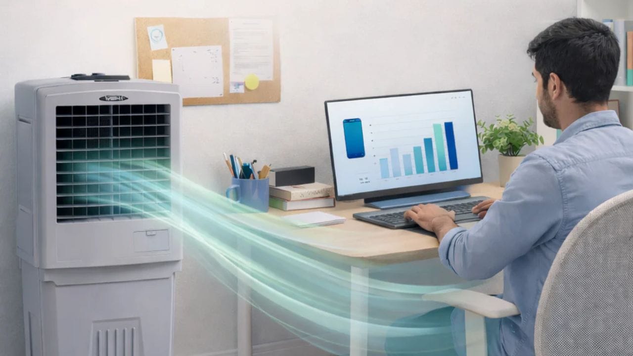 હવે જો કલાક દીઠ કુલરની વીજળી વપરાશ ગણીએ તો 220 વોટ  એટલે કે 0.22 યુનિટ (kWh) થાય છે.  જો 8 કલાક કે તેથી વધુ: 8 × 0.22 = 1.76 યુનિટ પ્રતિ દિવસ. આ માત્ર રાતના 8 કલાકનું ગણીત છે પણ જો તમે દિવસ દરમિયાન પણ ચલાવો છો તો તેના આંકડા આ મુજબ છે. જેમકે 15 કલાક કે તેથી વધુ: 15 × 0.22 = 3.30 યુનિટ પ્રતિ દિવસ આવી શકે છે. (ફોટો ક્રેડિટ-Google)