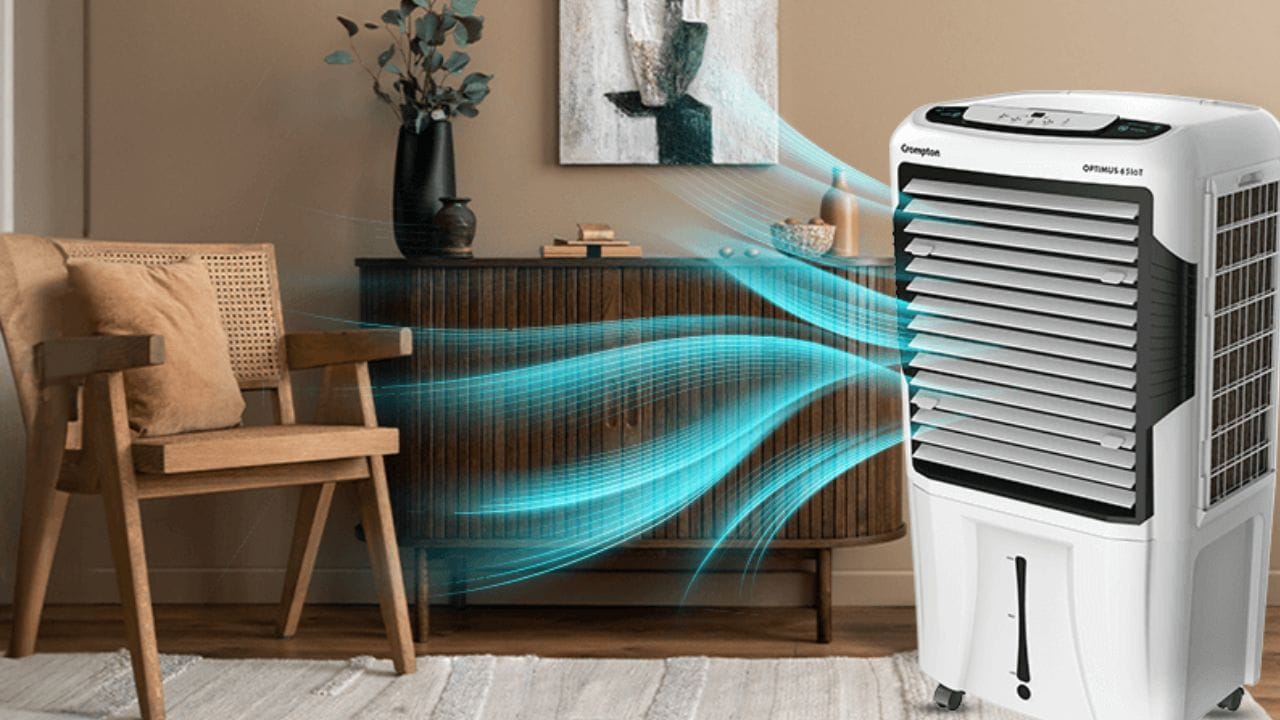 કૂલર કેટલી વીજળી વાપરે છે? : ભારતમાં, સામાન્ય રીતે ઉપયોગમાં લેવાતા "કુલર" માટે પાવર રેટિંગ સામાન્ય રીતે 180 વોટથી 250 વોટ સુધીની હોય છે. નાના "પર્સનલ કુલર" સામાન્ય રીતે 100 થી 150 વોટનો વપરાશ કરે છે, જ્યારે મોટા ડેઝર્ટ કુલર સરેરાશ 200 થી 250 વોટ પાવર વાપરે છે. ચાલો ગણિત કરીએ.(ફોટો ક્રેડિટ-Google)