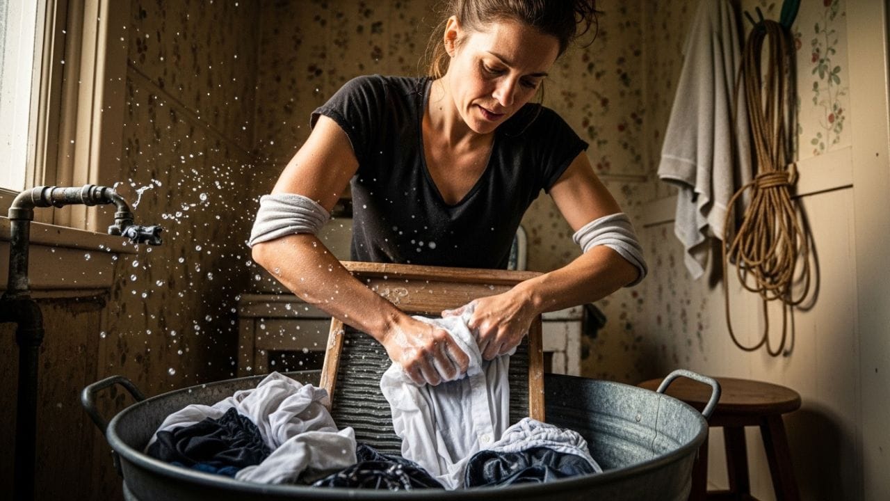 સપનામાં ગંદા કપડાં ધોતાં જોવા એ બતાવે છે કે તમે તમારા જીવનમાંથી મુશ્કેલીઓ અને નકારાત્મક વિચારો દૂર કરવાની કોશિશ કરી રહ્યા છો, પરંતુ હજુ પણ કંઈક ગડબડ ચાલી રહી હોઈ શકે છે. જોકે, આ સ્વપ્ન ક્યારેક સારો સંકેત પણ આપે છે કે જલ્દી જ તમારા જીવનમાં બદલાવ આવશે અને તમે તમારી સમસ્યાઓને પાર કરી શકશો. કુલ મળીને, આ એક આશાવાદી સંકેત માનવામાં આવે છે કે તમારી મુશ્કેલીઓ ધીમે ધીમે ઓછી થવા લાગશે. ( Credits: AI Generated )