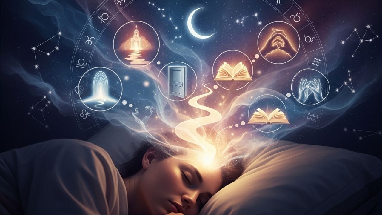 સ્વપ્ન વિજ્ઞાન મુજબ, ઊંઘ દરમિયાન આવતાં સપનાઓ વ્યર્થ નથી હોતા, પરંતુ તેમનો કોઈ ખાસ અર્થ હોય છે. માનવામાં આવે છે કે સપનાઓ ભવિષ્ય વિશે સંકેત આપી શકે છે. જ્યોતિષ શાસ્ત્ર અનુસાર, દરેક સપનાની પાછળ કોઈ ન કોઈ સંદેશ છુપાયેલો હોય છે, જે આપણા જીવનમાં આવનારી સારી કે ખરાબ પરિસ્થિતિઓ તરફ ઈશારો કરે છે. ( Credits: AI Generated )