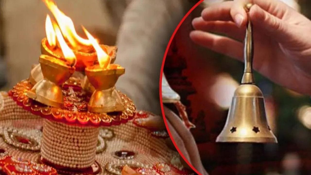 સ્ટ્રેસ દૂર થાય છે: મંદિરમાં પૂજા સમયે ઘંટડી વગાડવાથી ઘરમાં રહેતા લોકોના મન શાંત થાય છે તે સાથે સ્ટ્રેસ પણ દૂર થાય છે અને મન પ્રફુલ્લિત થઈ ઉઠે છે. (ફોટો ક્રેડિટ-Google)