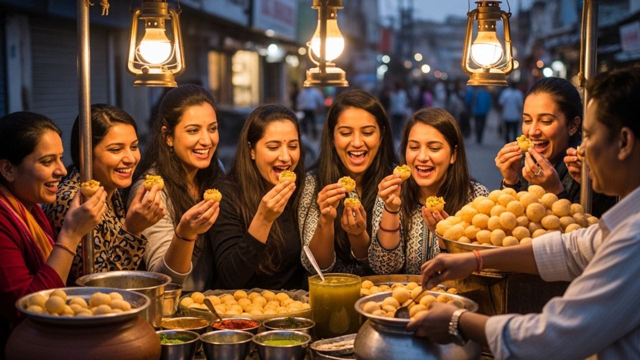 ઇતિહાસ મુજબ, ગોલગપ્પાની શરૂઆત પ્રાચીન મગધ પ્રદેશ (આજનું બિહાર) વિસ્તારમાં થઈ હોવાનો અંદાજ છે. તે સમય દરમિયાન તેને "ફુલકી" તરીકે ઓળખવામાં આવતું હતું. પછી ધીમે ધીમે આ વાનગી સમગ્ર ભારતમાં ફેલાઈ ગઈ અને અલગ-અલગ રાજ્યોમાં જુદા નામ અને સ્વાદ સાથે ખૂબ લોકપ્રિય બની ગઈ. ( Credits: AI Generated )