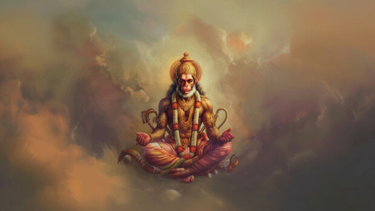 'રામ' નામ વિધિ: ભગવાન રામનું નામ ભગવાન હનુમાનને ખૂબ જ પ્રિય છે. તેથી, તેલ અને સિંદૂરના મિશ્રણનો ઉપયોગ કરીને પીપળાના પાંદડા પર 'રામ' નામ લખો. આવા 11 પાંદડાઓને જોડીને માળા બનાવો અને ભગવાન હનુમાનને અર્પણ કરો. આ ઉપાય કરવાથી ભગવાન બજરંગબલીની વિશેષ કૃપા પ્રાપ્ત થાય છે. તે ભય દૂર કરવામાં અને જીવનમાંથી અવરોધો દૂર કરવામાં મદદ કરે છે.  (ફોટો ક્રેડિટ-Sanatana journy) 