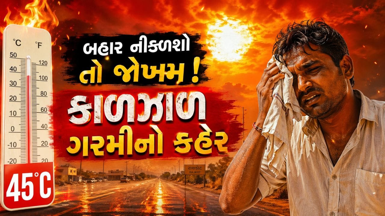 Breaking News : બહાર નીકળતા પહેલા સાવધાન! ગાભા કાઢી નાખે તેવી ગરમી પડશે! : હવામાન વિભાગની આગાહી, જુઓ...