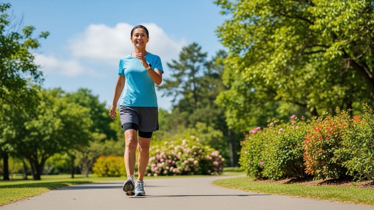 હાઈ બ્લડ પ્રેશર ધરાવતા લોકોએ અઠવાડિયામાં ઓછામાં ઓછા 150 મિનિટ મધ્યમ સ્તરની કસરત કરવી જોઈએ. તેના માટે તમે ઝડપી ચાલવું, સાયકલ ચલાવવી કે તરવું જેવી એરોબિક કસરત, યોગ અને પિલેટ્સ જેવી શાંતિપૂર્ણ કસરતો પસંદ કરી શકો છો, જે બ્લડ પ્રેશર નિયંત્રિત કરવામાં મદદ કરે છે. ( Credits: AI Generated )