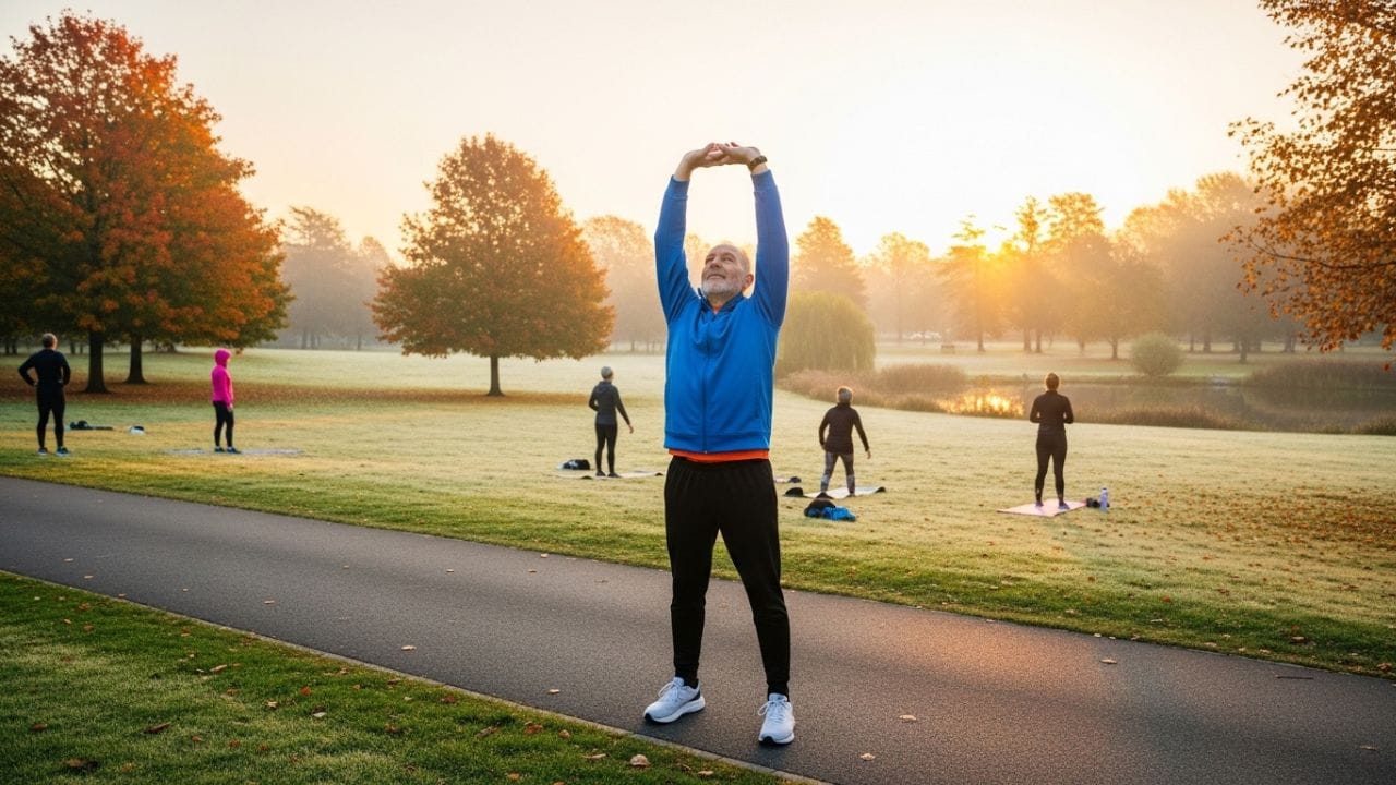 સવારની કસરત લાભદાયક હોય છે, પરંતુ સવારે 6 થી બપોરે 12 વચ્ચે હાર્ટ એટેક અને સ્ટ્રોકનો જોખમ થોડું વધારે જોવા મળે છે. આ સમયે બ્લડ પ્રેશર ઝડપથી વધે છે અને લોહી પણ થોડું ગાઢ હોય છે. તેથી ખાસ કરીને વૃદ્ધ લોકોએ સાવચેત રહેવું જોઈએ. ઉઠતાની સાથે જ તરત કસરત શરૂ ન કરવી, શરીરને થોડી વાર જાગવા માટે સમય આપવો જોઈએ. ( Credits: AI Generated )