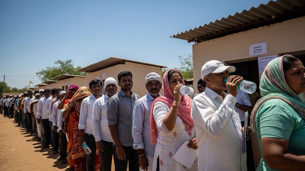 પાણીની બોટલ: સૌથી પહેલા, ઘરેથી નીકળતા પહેલા પૂરતું પાણી પીવું અને સાથે પાણીની બોટલ રાખવી જરૂરી છે. ગરમીમાં ડિહાઇડ્રેશન ટાળવા માટે વચ્ચે-વચ્ચે પાણી પીતા રહેવું જોઈએ. ઉપરાંત, ગ્લુકોઝ અથવા ORS પાઉડર પણ સાથે રાખશો તો શરીરમાં એનર્જી જળવાઈ રહેશે.(ફોટો ક્રેડિટ-Whisk AI)