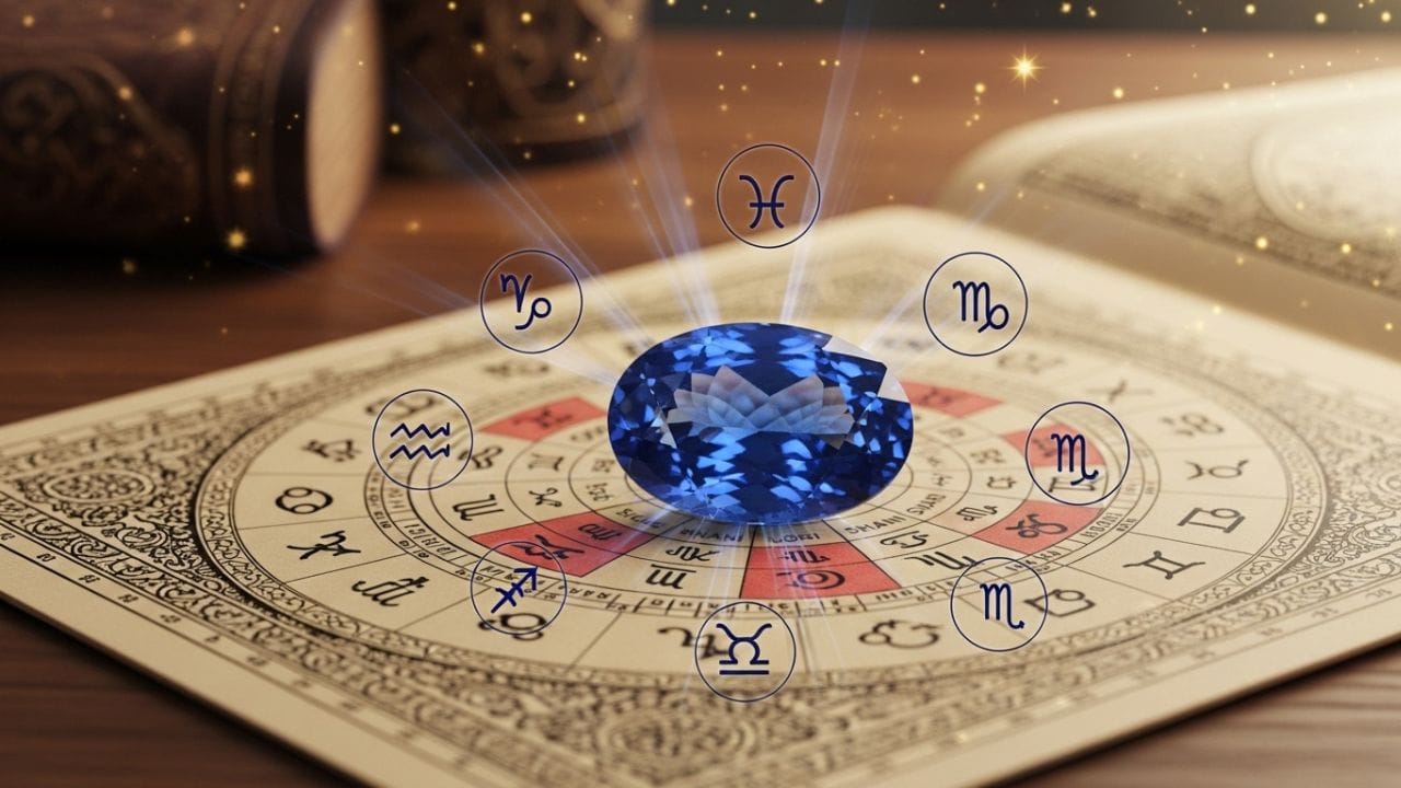 વૃષભ અને તુલા રાશિના શાસક ગ્રહ શુક્ર છે, જેને શનિનો મિત્ર માનવામાં આવે છે. તેથી આ રાશિના લોકો માટે નીલમ રત્ન ધારણ કરવું લાભદાયક માનવામાં આવે છે. એવું માનવામાં આવે છે કે તેનાથી કામમાં આવતી અડચણો ઓછી થાય છે અને સફળતા મેળવવાના રસ્તા સરળ બને છે. ( Credits: AI Generated )