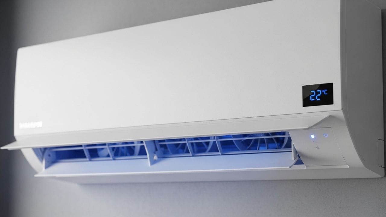 રૂમ પૂરતો ઠંડો થઈ જાય પછી એસીની ગતિ ઓછી થઈ જાય છે અથવા તેનું કોમ્પ્રેસર બંધ થઈ જાય છે. કોમ્પ્રેસર બંધ રહે ત્યારે વીજળીની ખપત ઘટે છે, એટલે બિલ પણ ઓછું આવે છે. ( Credits: AI Generated )