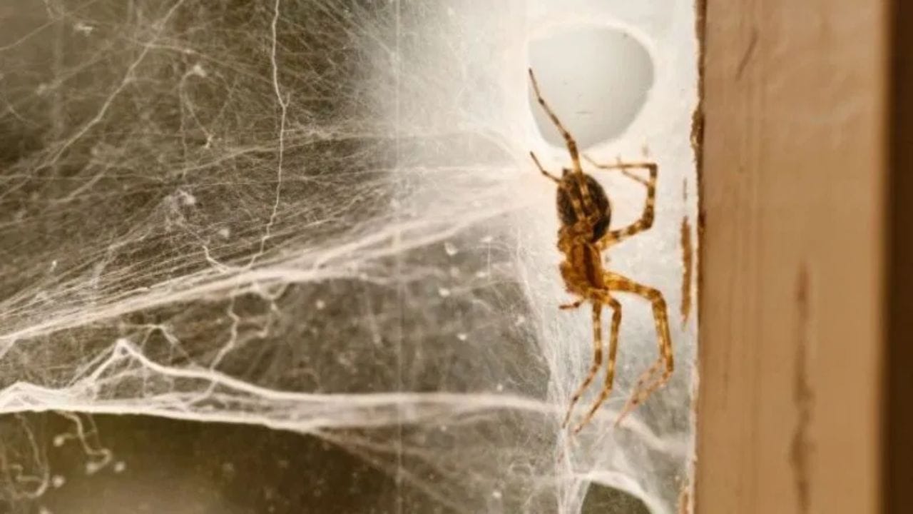 બેડરૂમમાં કરોળિયાના જાળા : વાસ્તુ શાસ્ત્ર અનુસાર, જો તમારા બેડરૂમમાં કરોળિયાના જાળા હોય, તો તેને તાત્કાલિક સાફ કરવું જોઈએ. બેડરૂમમાં કરોળિયાના જાળાની હાજરી વ્યક્તિના વૈવાહિક જીવનમાં તણાવ વધારી શકે છે.  સંબંધોમાં કડવાશ આવી શકે છે. તેનાથી નાની નાની બાબતો પર વિવાદ થવાની શક્યતા પણ વધી જાય છે. (ફોટો ક્રેડિટ-Google)