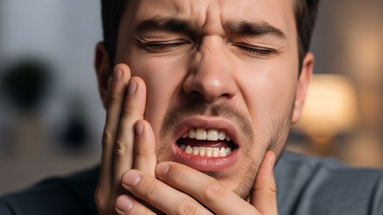 આ મુદ્દાઓ ધ્યાનમાં રાખો: તમારા દાંત પર જોરથી બ્રશ કરવાનું ટાળો અથવા ટૂથબ્રશથી વધુ પડતું સ્ક્રબ કરવાનું ટાળો. બ્રશને દાંત પર ખૂબ જોરશોરથી ઘસવાથી પેઢામાં સોજો આવી શકે છે અને તકલીફ વધી શકે છે. સવારે અને સાંજે મીઠાના પાણીથી મોં કોગળા કરો જેનાથી બેક્ટેરિયા દૂર થશે. (ફોટો ક્રેડિટ-whisk AI)