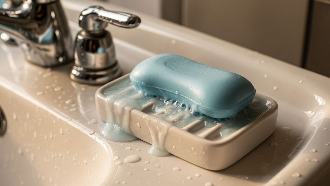 લાકડાના કે સિલિકોન સાબુદાનીનો ઉપયોગ કરો: પ્લાસ્ટિકની સાબુદાની ઘણીવાર પાણી એકઠું કરે છે. લાકડાના કે સિલિકોન સાબુદાની પાણીને શોષી લે છે અથવા તેને ટપકવા દે છે. આ સાબુને ઝડપથી ઓગળતો અટકાવે છે.