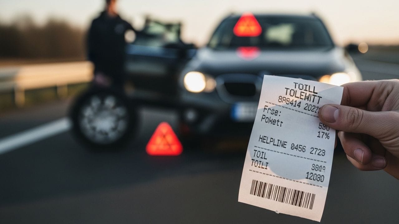 ટોલ પ્લાઝાની રસીદના પાછળના ભાગમાં આપેલો નંબર ઇમરજન્સી મદદ માટે હોય છે. આ નંબર પર ફોન કરો તો હાઇવે પર જરૂર મુજબ તબીબી સેવા, મિકેનિક, ઇંધણ અથવા ક્રેન જેવી મદદ ઝડપથી મળી શકે છે. ( Credits: AI Generated )