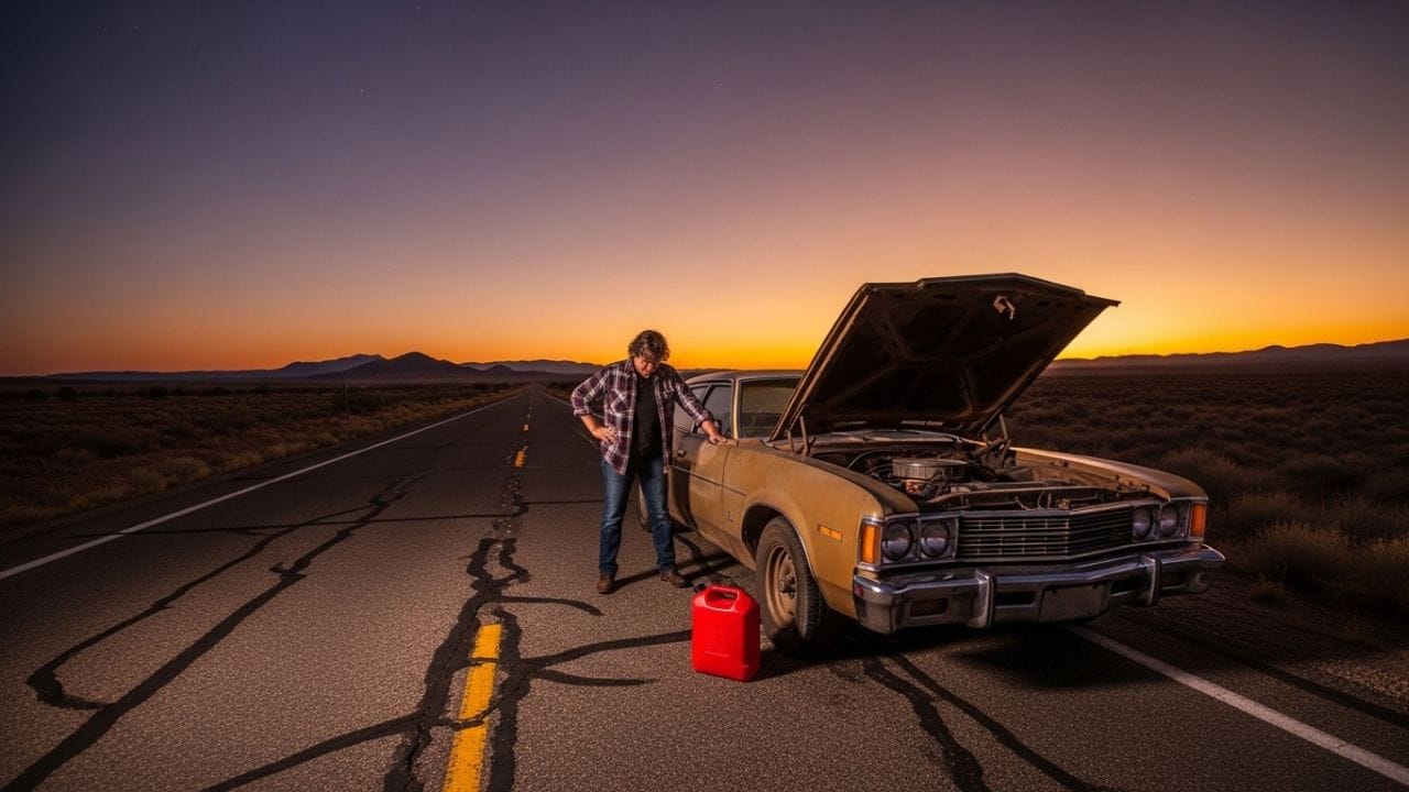 જો તમે એકાંત હાઈવે પર જઈ રહ્યા હો અને અચાનક વાહનનું ઈંધણ પૂરુ થઈ જાય, તો ચિંતા કરવાની જરૂર નથી. ટોલ રસીદ પર આપેલા હેલ્પલાઈન નંબર પર સંપર્ક કરીને તમે 5 થી 10 લિટર સુધી પેટ્રોલ અથવા ડીઝલ મંગાવી શકો છો. ( Credits: AI Generated )