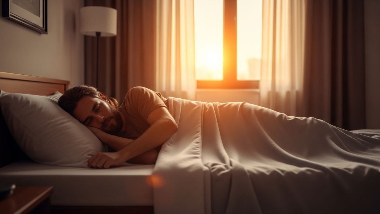 સવારમાં સૂર્ય ઉગ્યા પછી પણ લાંબા સમય સુધી સૂતા રહેવું આરોગ્ય અને ભાગ્ય માટે સારું માનવામાં આવતું નથી. વાસ્તુ મુજબ, જે લોકો મોડા સુધી ઊંઘે છે, તેમના ઘરમાં નકારાત્મક વાતાવરણ વધે છે અને ધનની દેવી લક્ષ્મીનો આશીર્વાદ ઓછો મળે છે. તેથી શક્ય હોય તેટલું સૂર્યોદય પહેલાં અથવા તે સમયે જ ઉઠવાની આદત રાખવી વધુ સારી ગણાય છે. ( Credits: AI Generated )