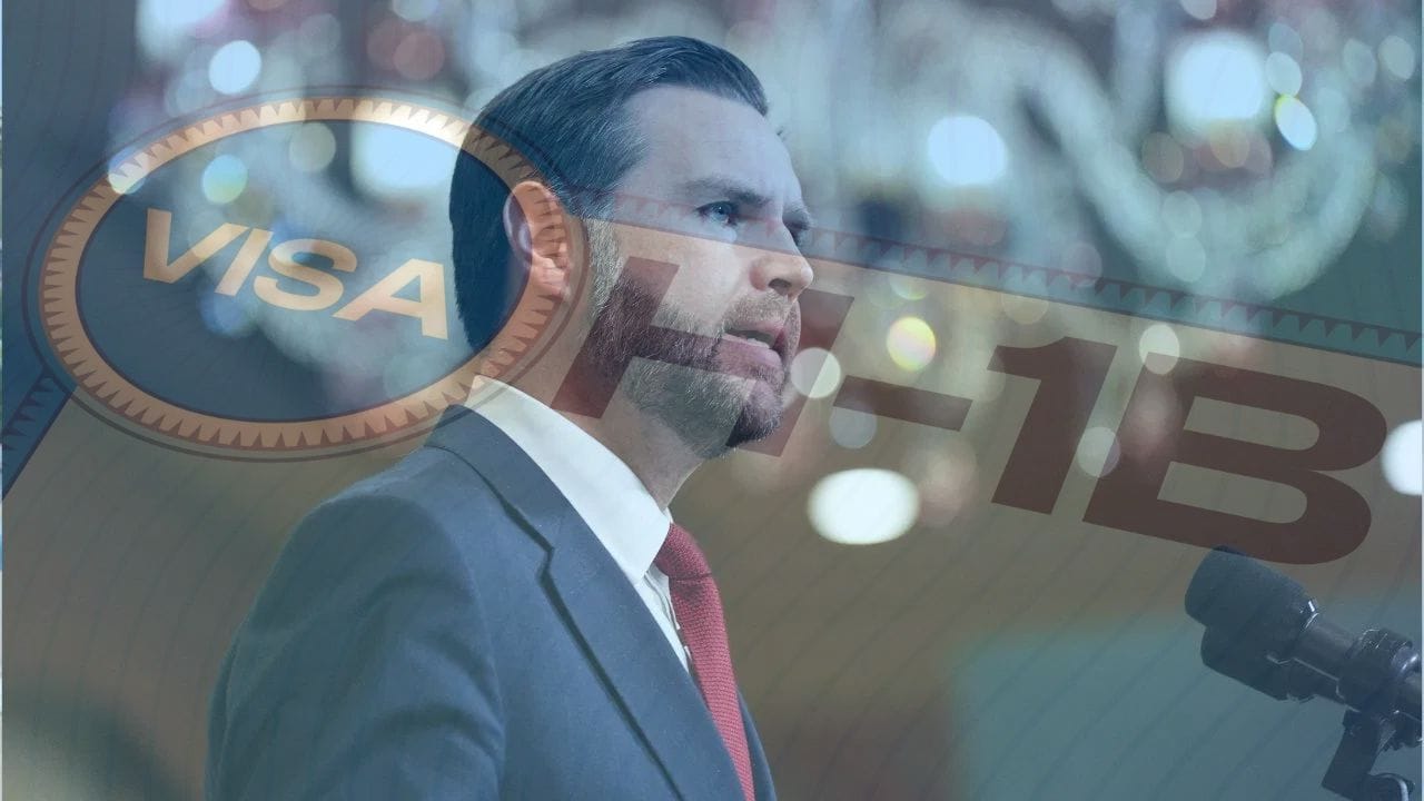 H-1B વિઝા પર જેડી વેન્સનું મહત્વનું નિવેદન; સાસરીયાના ખભે બંદૂક મૂકીને કહી આ મોટી વાત