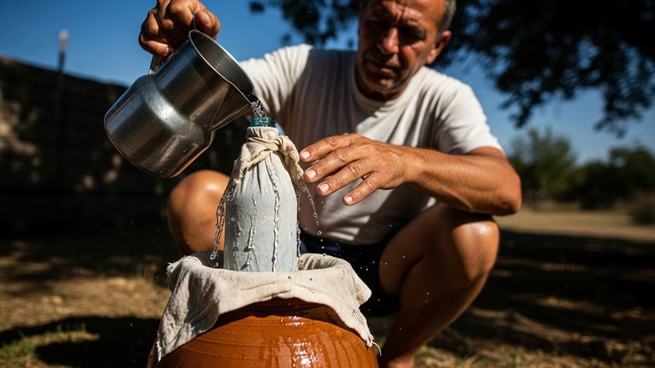 ભીના કપડાનો જાદુઈ પ્રયોગ: આ સૌથી સરળ અને અસરકારક રીત છે. તમારે માત્ર એટલું કરવાનું છે કે પાણીની બોટલ કે વાસણની આસપાસ એક જાડું સુતરાઉ (કોટન) કપડું લપેટો અને તેને બરાબર પલાળી દો. હવે આ બોટલને એવી જગ્યાએ રાખો જ્યાં હવાની અવરજવર હોય, જેમ કે બારી પાસે અથવા પંખા નીચે. જેમ જેમ કપડામાંથી પાણીનું બાષ્પીભવન થશે, તેમ તેમ બોટલની અંદરનું પાણી ઠંડું થવા લાગશે. થોડી જ વારમાં તમને ફ્રીજ જેવું ઠંડું પાણી મળશે.