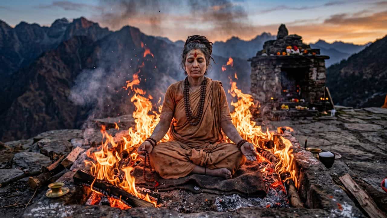 રાજસ્થાનના 40-45 ડિગ્રી તાપમાનમાં રશિયન મહિલાની તપસ્યા, જુઓ Video