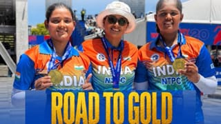 Archery World Cup Stage 2 : ભારતે કોચ વગર ચીનને હરાવી ગોલ્ડ મેડલ જીત્યો, જુઓ ફોટો