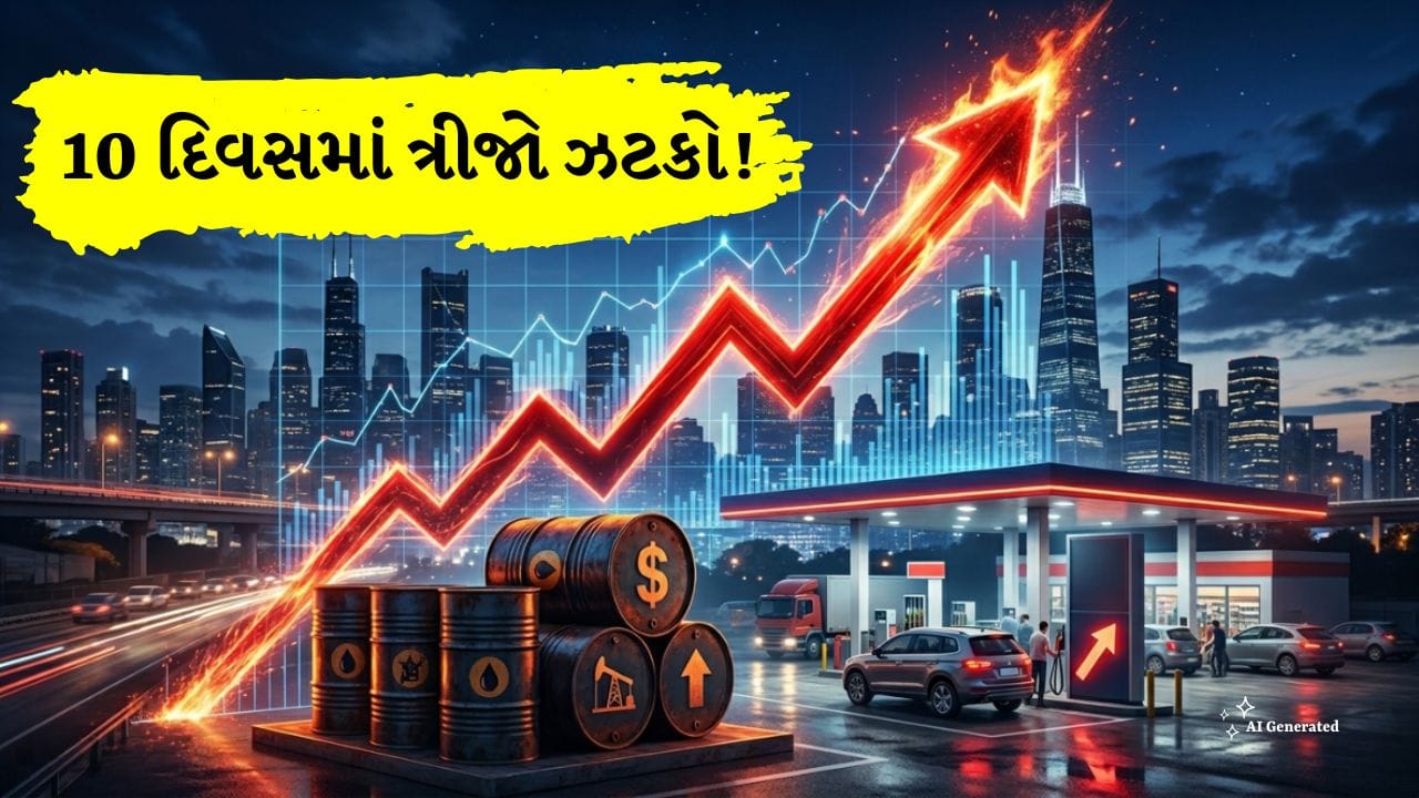 Petrol Diesel Breaking News: સામાન્ય માણસ પર મોંઘવારીનો વધુ એક માર, પેટ્રોલ-ડીઝલના ભાવમાં ફરી વધારો