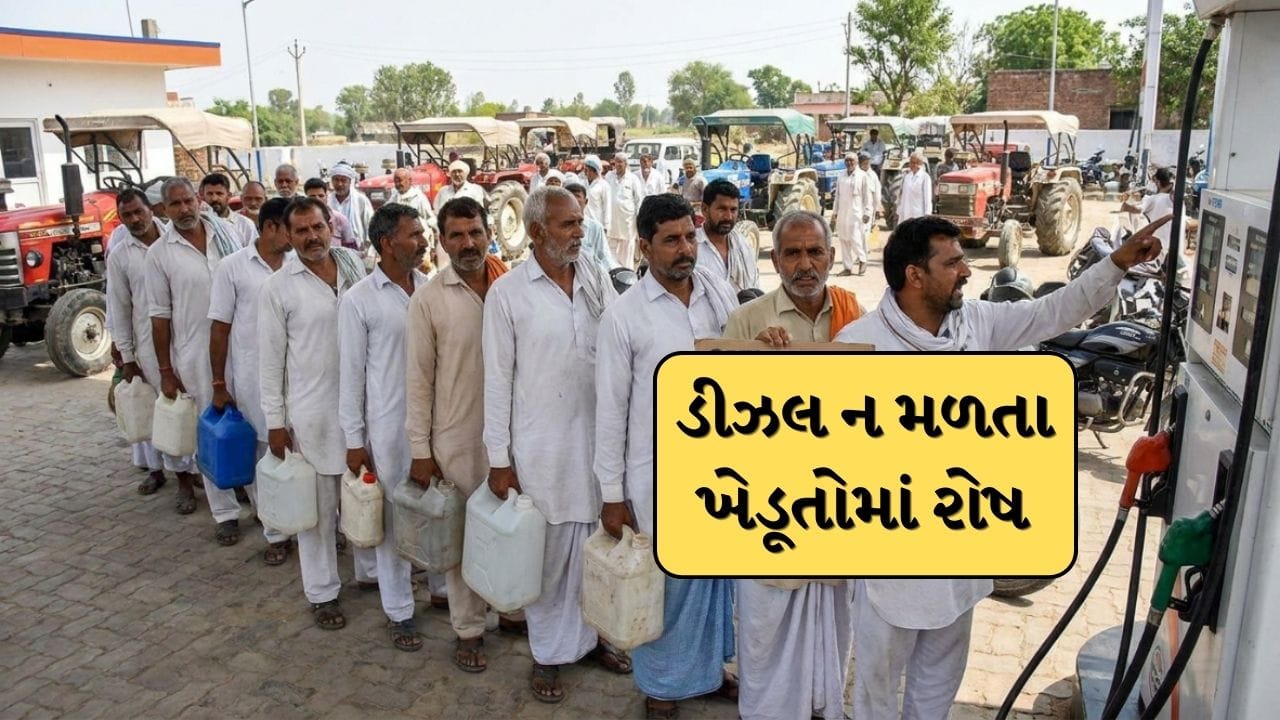 Breaking News: ધ્રોલમાં ડીઝલની અછતથી ખેડૂતોનો આક્રોશ, પેટ્રોલ પંપ પર હોબાળો, પોલીસ બોલાવવી પડી, જુઓ Video
