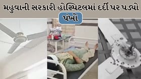 મહુવાની સરકારી હોસ્પિટલમાં ચાલુ પંખો પડતાં મહિલા ઈજાગ્રસ્ત