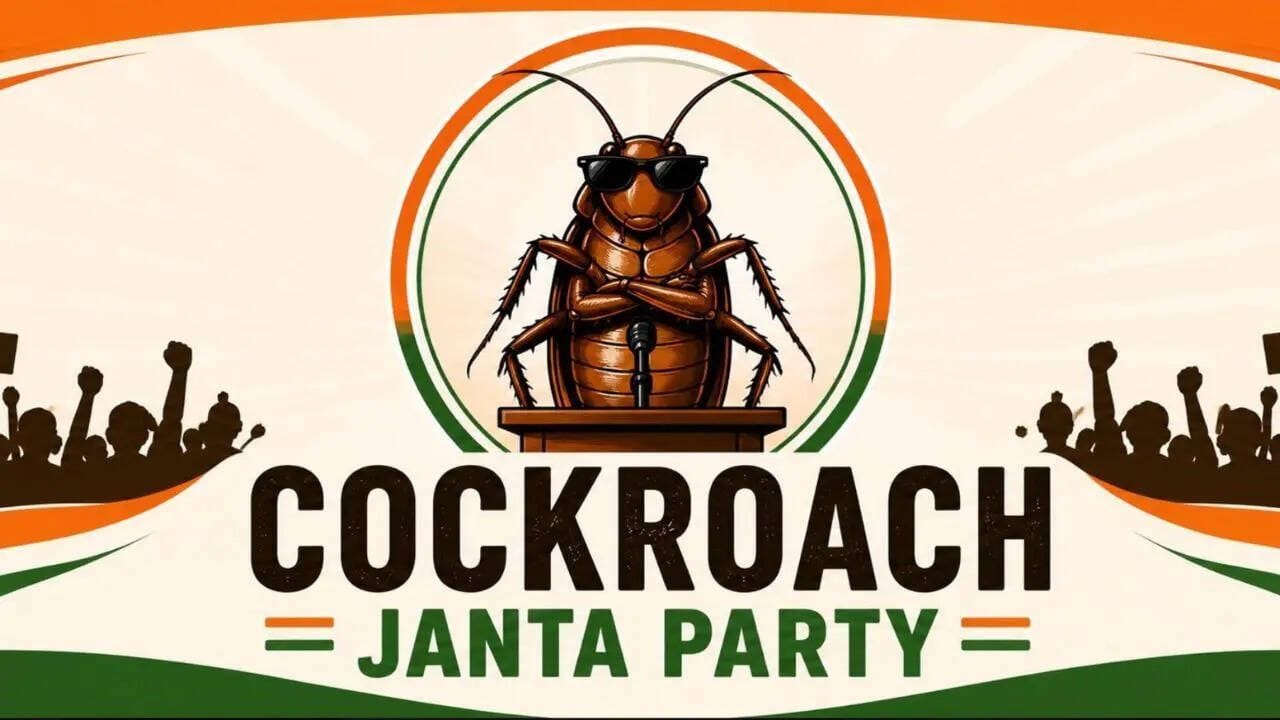 અચાનક ટ્રેન્ડિંગ થયેલી ‘Cockroach Janta Party’ શું છે? જાણો કેમ અચાનક આ નવી ડિજિટલ પોલિટિકલ લહેર ફેલાઇ