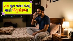 રાત્રે સૂતા પહેલા કેટલું પાણી પીવું યોગ્ય? જાણો શું કહે છે 'નિષ્ણાતો'