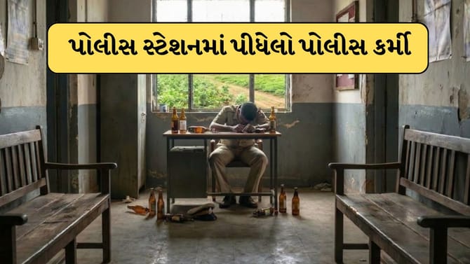 ગુજરાતના આ પોલીસ સ્ટેશનમાં પોલીસ જ પીધેલી હાલતમાં