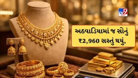 એક અઠવાડિયામાં સોનું ₹2,960 સસ્તું થયું, ચાંદી ₹5,000 વધી, જાણો ભાવ