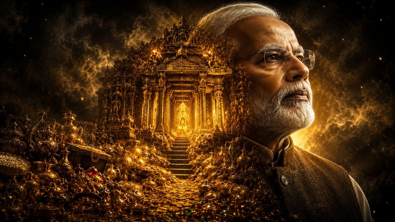 ભારતની સેન્ટ્રલ બેંક (RBI) પાસે સત્તાવાર રીતે ભલે 880 ટન સોનું હોય, પણ અસલી ખજાનો તો અદ્રશ્ય છે. સુપરપાવર અમેરિકા પાસે 8,931 ટન સોનું છે, જ્યારે ભારતની ગુપ્ત તાકાત તેનાથી 3 ગણી વધારે છે!