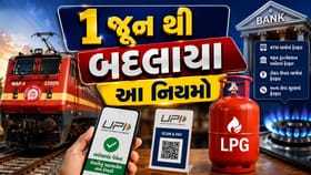 1 જૂન થી નિયમોમાં ફેરફાર, રેલવે થી લઈ ગેસ સિલિન્ડર અને UPI સુધી, જાણો
