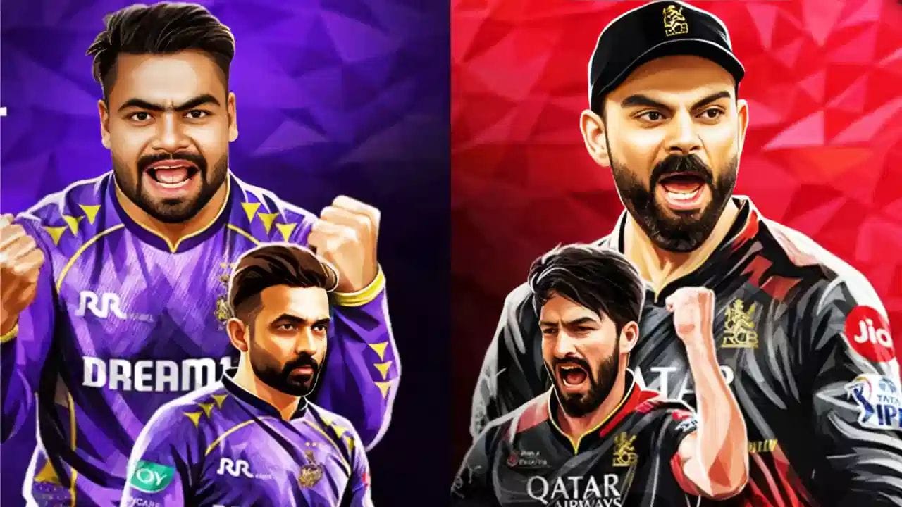 હવે તમામ નજરો આજે રમાનારી RCB સામેની મેચ પર રહેશે. જો કોલકાતા જીતે છે તો તેમની પ્લેઓફની આશા મજબૂત બનશે, પરંતુ હાર મળતાં જ ટીમ માટે પ્લેઓફનો રસ્તો અત્યંત કઠિન બની જશે. (PC:PTI/X)